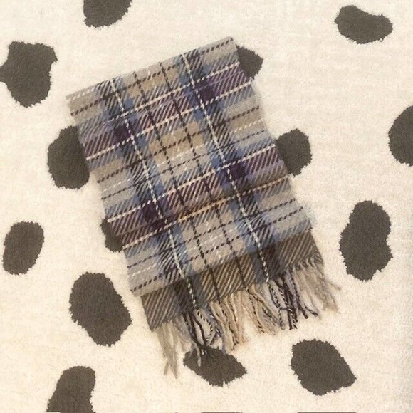Fiori Di Firenze Women's Made in Italy Vintage Check Plaid Multi Designer Scarf - Picture 1 of 7